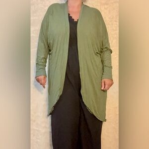 Torrid Olive Green Lightweight Jacket Size 1